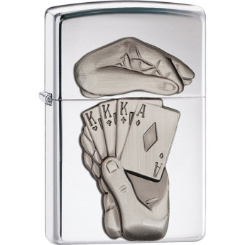 Zippo Classic 28837 — зажигалка-свеча, серебристая